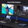 Концентратор Ugreen USB3.1 Type-C to HDMIx2 4K60Hz (8k30Hz)/USB3.0x2/Type-C/PD 100W CM498 (15852) - Image 3