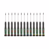 Набор отверток Bosch прецизионная 13шт, SL, PH, TX, HEX, сталь CrV (1.600.A02.Z9N) - Image 1
