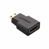 Перехідник Mini HDMI M to HDMI F black Ugreen (20101) - Image 1