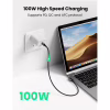 Дата кабель USB-C 2.0 to USB-C 3.0m 90° corner US334 black Ugreen (20583) - Image 4