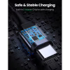 Дата кабель USB-C 2.0 to USB-C 3.0m 90° corner US334 black Ugreen (20583) - Image 9