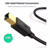 Кабель для принтера USB 2.0 AM/BM 1.0m US135 black Ugreen (20846) - Image 3