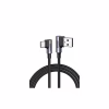 Дата кабель USB 2.0 AM to USB-C 1.0m 3A 90° corner US176 black Ugreen (20856) - Image 1