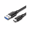 Дата кабель USB 3.0 AM to USB-C 1.5m 3A US184 black Ugreen (20883) - Image 1