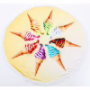 Рушник MirSon пляжний №5057 Summer Time Icecreams 150x150 см (2200003180718) - Image 1