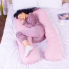 Подушка MirSon для беременных и отдыха Satin Stripe №8026 U-образная Pink (2200006178644) - Image 2