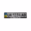 Рамка номерного знака CarLife пластик з об'ємними літерами Hyundai (2шт) (24-006) - Image 1
