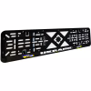Рамка номерного знака Poputchik "UKRAINE" (24-261-IS) - Image 3