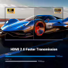 Кабель мультимедийный HDMI M to HDMI M 3.0m V2.0 4K60Hz HD153 black Ugreen (25300) - Image 3