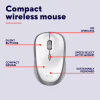 Мишка Trust Yvi+ Silent Wireless White (25513) - Image 7