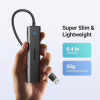 Концентратор Ugreen USB 3.0 to 4хUSB 3.0 0.15m Space Gray CM219 (25851) - Image 6