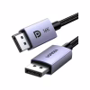 Кабель мультимедийный DisplayPort M to DisplayPort M 3.0m 16K DP118 black Ugreen (25862) - Image 1