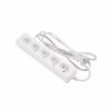 Мережевий подовжувач 2E 5XCEE7/17, 1.5м, white (2E-U0510M1.5) - Image 1