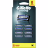 Змінні касети Gillette Mach3 8 шт. (3014260239640/8700216066556) - Image 2