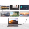 Дата кабель USB-C to USB-C 0.8m USB 4.0 THUNDERBOLTUS501 8K40Gbps Black Ugreen (30389) - Image 5