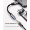 Переходник USB-C to 3.5mm F 0.10m AV142 (Gray) Ugreen (30632) - Image 3