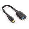 Переходник OTG USB 3.0 AF to USB-C US154 black Ugreen (30701) - Image 1