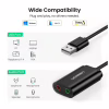 Звуковая плата Ugreen US205 black (30724) - Image 9