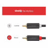 Кабель мультимедийный 2xRCA M to 2xRCA M 1.0m AV104 black Ugreen (30747) - Image 6