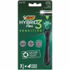 Бритва Bic Flex 3 Hybrid Sensitive с 4 сменными картриджами (3086123644977) - Image 1