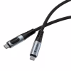 Дата кабель USB-C to USB-C 1.2m with display 240W black Verbatim (31849) - Image 2
