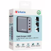 Зарядное устройство Verbatim GaN 140 W 4 ports (2xUSB-C-140 W,USB-C 20 W /USB-A -3.0) (32203) - Image 6