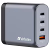 Зарядное устройство Verbatim GaN 140 W 4 ports (2xUSB-C-140 W,USB-C 20 W /USB-A -3.0) (32203) - Image 1