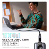 Дата кабель USB-C to USB-C 1.0m PD 100W L509 black Ugreen (35501) - Image 6