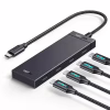 Концентратор Ugreen USB-C to 4xUSB-C 3.2 Gen2 10Gbps CM806 black (35584) - Image 1