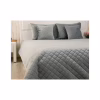 Покривало Руно двостороннє декоративне Velour Dark Grey ромб 150х220 см (360.55_Dark Grey ромб) - Image 5