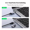 Перехідник USB/USB-C to HDMI 4K/60Hz Ugreen (40189) - Image 3