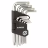 Ключ Sigma набір TORX 9шт T10-T50 CrV, короткі з отвором (4022211) - Image 2