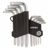 Ключ Sigma набір TORX 9шт T10-T50 CrV, короткі з отвором (4022211) - Image 4