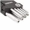 Ключ Sigma набір TORX 9шт T10-T50 CrV, короткі з отвором (4022211) - Image 6