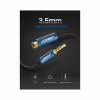 Кабель мультимедійний 3.5mm M to 3.5mm F 1.0m AV118 blue Ugreen (40673) - Image 5
