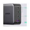 Зарядний пристрій Ugreen 4xUSB 100W (3xUSB-C+USB-A) Gan Tech Fast GAN Charger black CD226 (40747) - Image 3