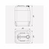 Канистра автомобильная КОМПОНЕНТ 20 л ПЕ (4134) - Image 6