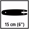 Шина для цепной пилы Einhell 15см, 1.0мм (4500163) - Image 2