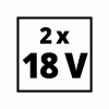 Набір акумулятор + зарядний пристрій Einhell 18V 2x4.0Ah Twincharger Kit (4512112) - Image 5