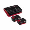 Набір акумулятор + зарядний пристрій Einhell 18V 2x4.0Ah Twincharger Kit (4512112) - Image 1