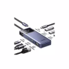 Концентратор Ugreen USB-C 7-in-1 3xUSB + 1xUSB-C + HDMI + RJ45 + PD 100W CM888 gray (45155) - Image 4