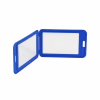 Бейдж Axent вертикальный, PP, 50х85мм, синий (4530-07-A) - Image 2