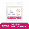 Ватные палочки Lady Cotton в полиэтиленовом пакете 100 шт. (4820048487351) - Image 2