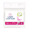 Ватные палочки Lady Cotton в полиэтиленовом пакете 100 шт. (4820048487351) - Image 1