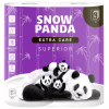 Туалетная бумага Сніжна Панда Extra Care Superior 4 слоя 4 рулона (4820183970626) - Image 1