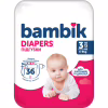 Подгузники Bambik Medium MIDI Размер 3 (4-9 кг) 36 шт (4823071652284) - Image 1