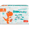 Подгузники Dino Baby Размер 5 (11-25 кг) 36 шт (4823098410614) - Image 1