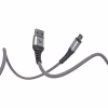 Дата кабель USB 2.0 AM to Micro 5P 1.0m Flex Gray Pixus (4897058531145) - Image 4