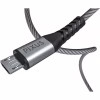 Дата кабель USB 2.0 AM to Micro 5P 1.0m Flex Gray Pixus (4897058531145) - Image 5