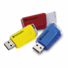 USB флеш накопичувач Verbatim 3x16GB Store 'n' Click Red/Blue/Yellow USB 3.2 (49306) - Image 11